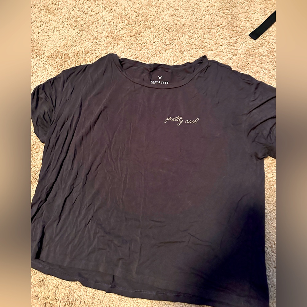 AE soft and sexy T “pretty cool”